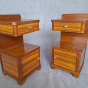 Art Deco bedside tables in pairs