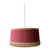 Suspension abat-jour vintage à franges