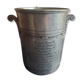 Wine bucket in tin