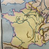 Old geographical and historical map n°63 by Briard