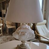 Lamp style fruit basket and lampshade