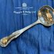 Mappin and Webb silver-plated sauce spoon model Russell