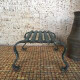 Wrought iron plant door