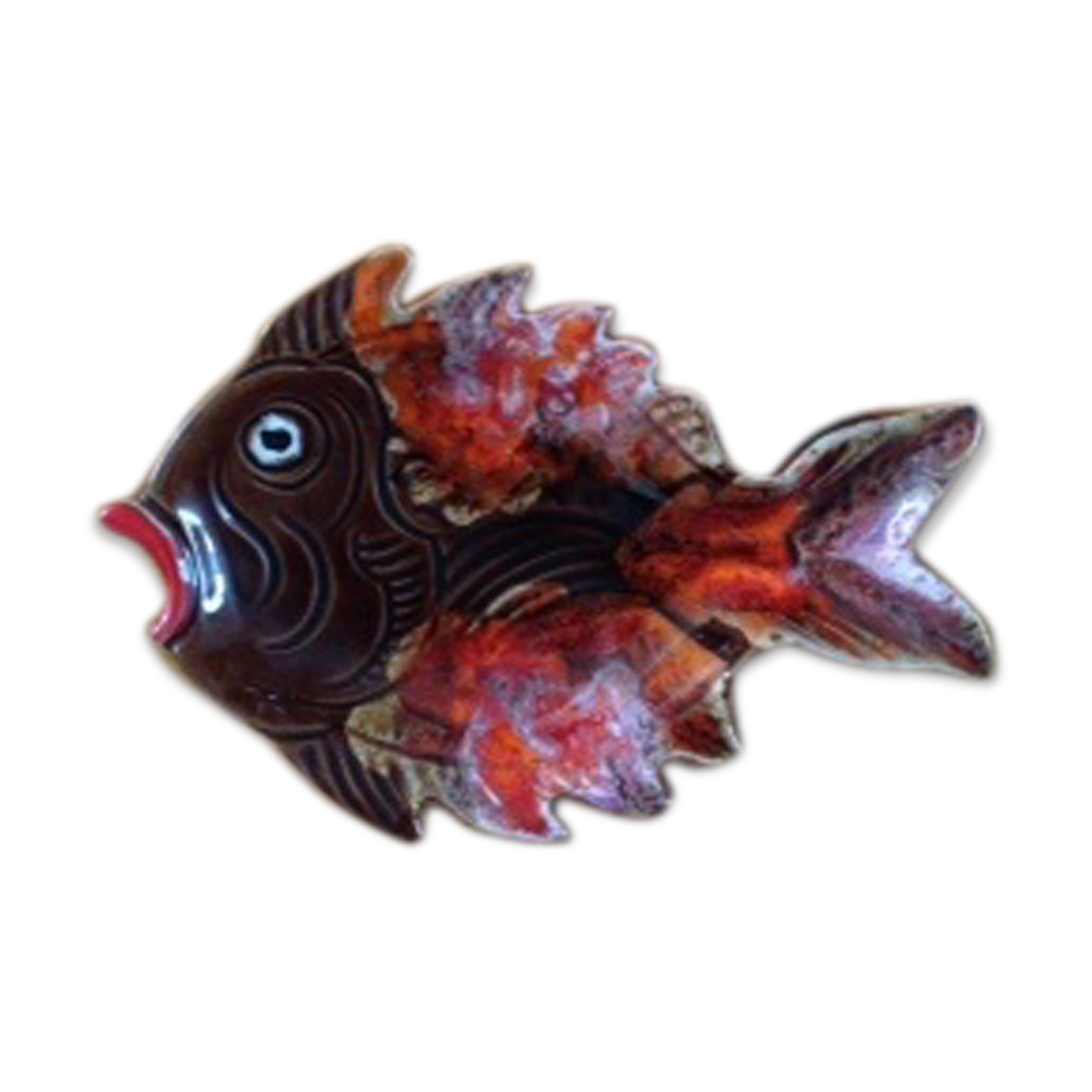 Vide poche Vallauris en forme de poisson