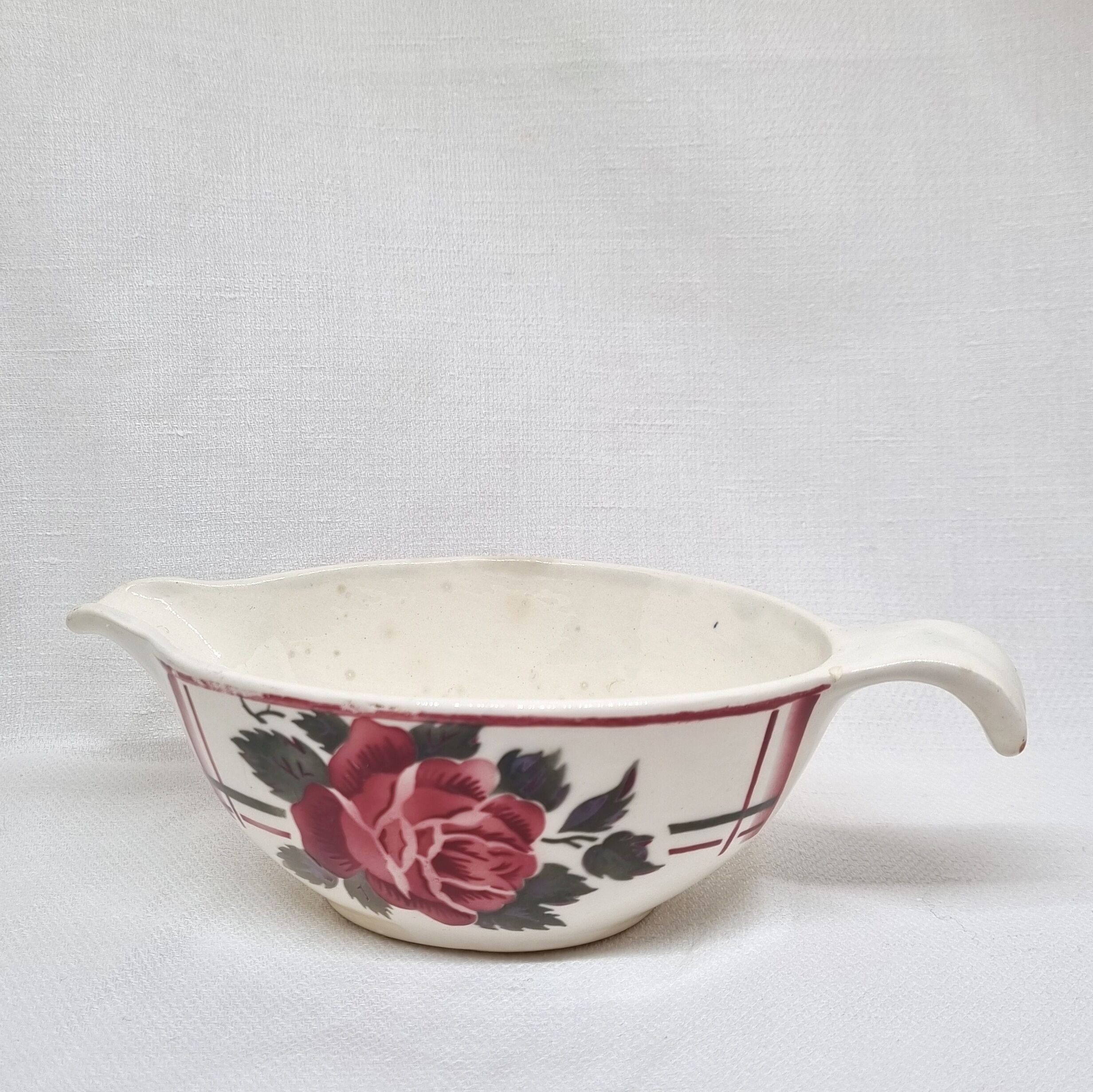 Saucière La Rose de Digoin