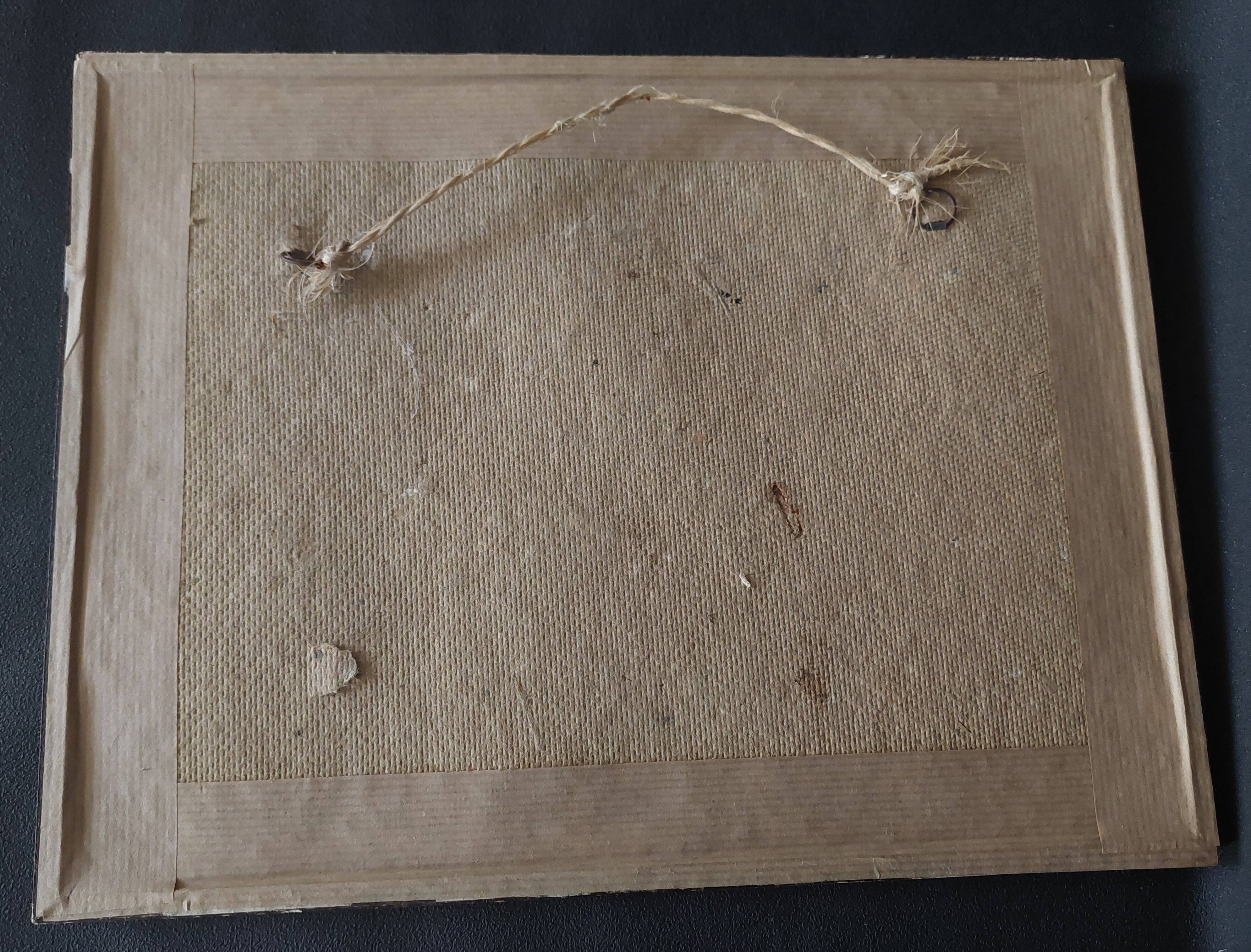 Watercolor bouquet of flowers, first half of the 20th century