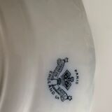 Ensemble de sept assiettes plates en porcelaine anglaise Johnson Bros