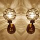 Paire de appliques en verre de Murano vintage