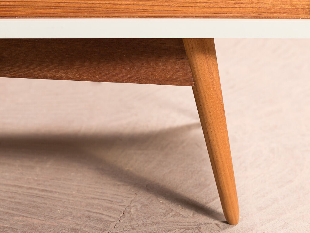 Teak TV stand / cabinet with 4 storage spaces