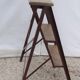 Former stool wood and metal vintage