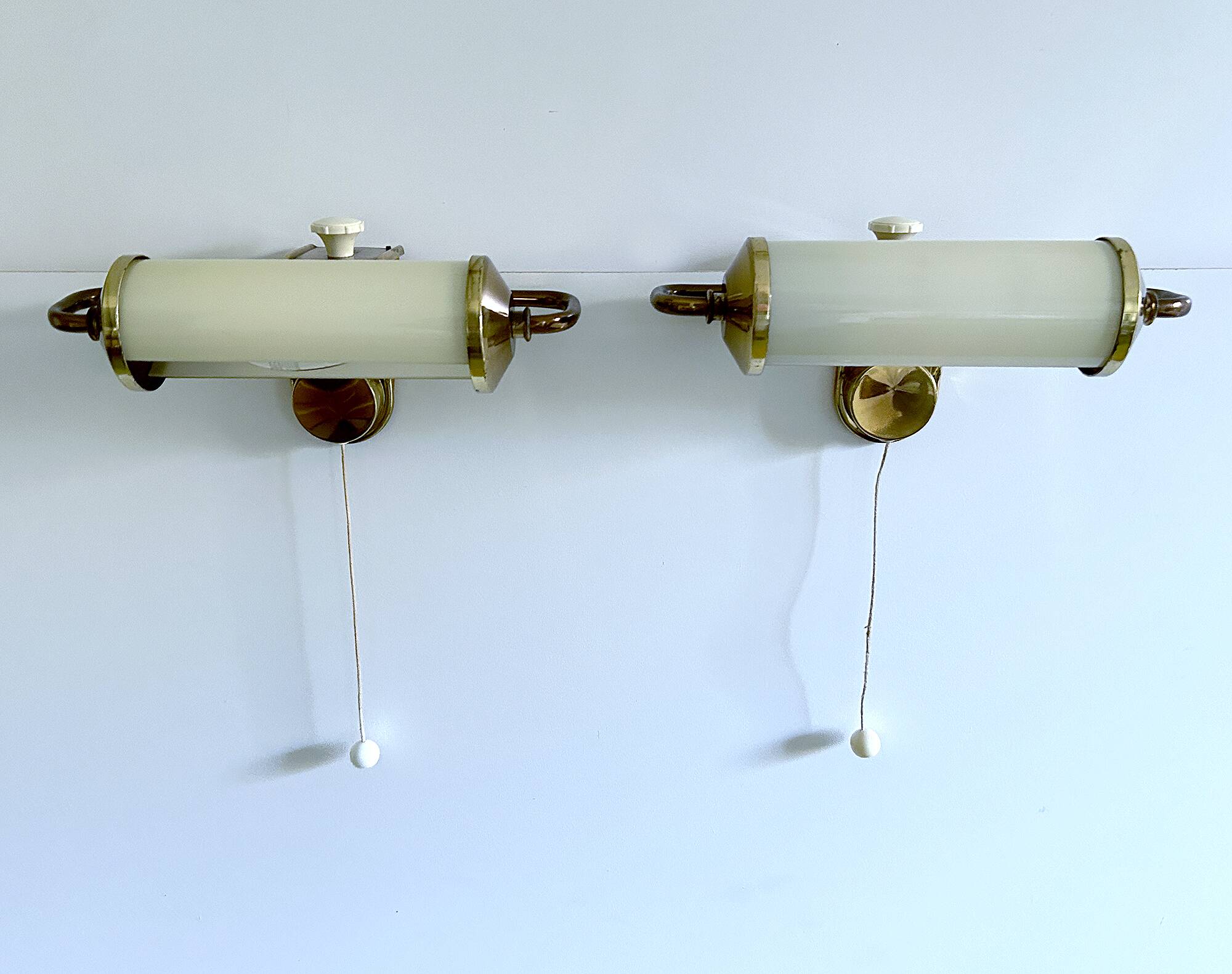 Pair of Art Deco Wall Lamps Bedside Lamps