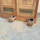 Old french bank locker room in oak