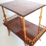 Art nouveau tea table from the Nancy school