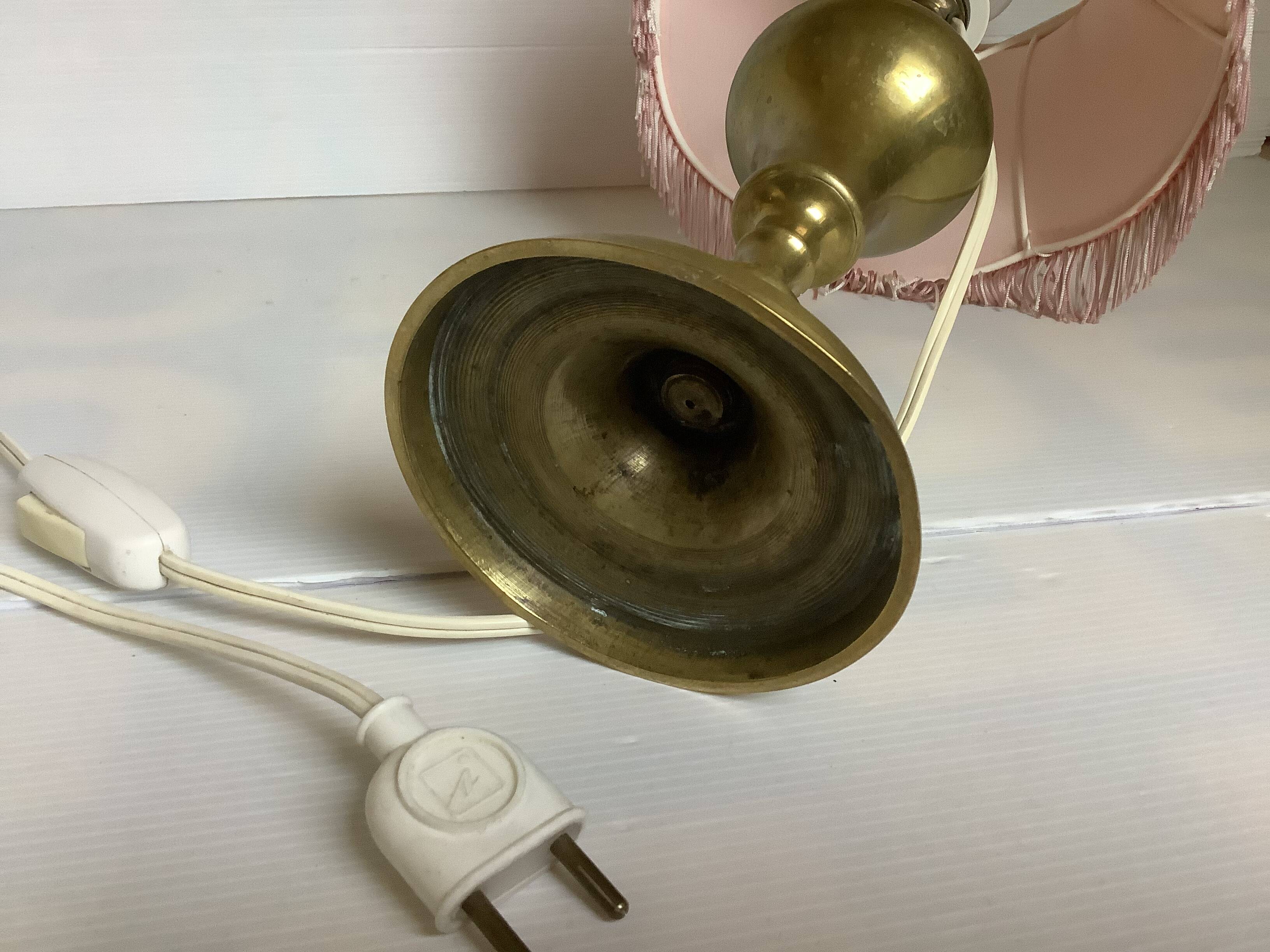 Old brass lamp