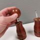 Set of salt and pepper grinders from Danish Raadvad 1980s.