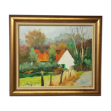 Painting "Landscape in Gruson"