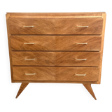 Commode vintage pieds compas