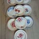 10 assiettes plates anciennes dépareillées