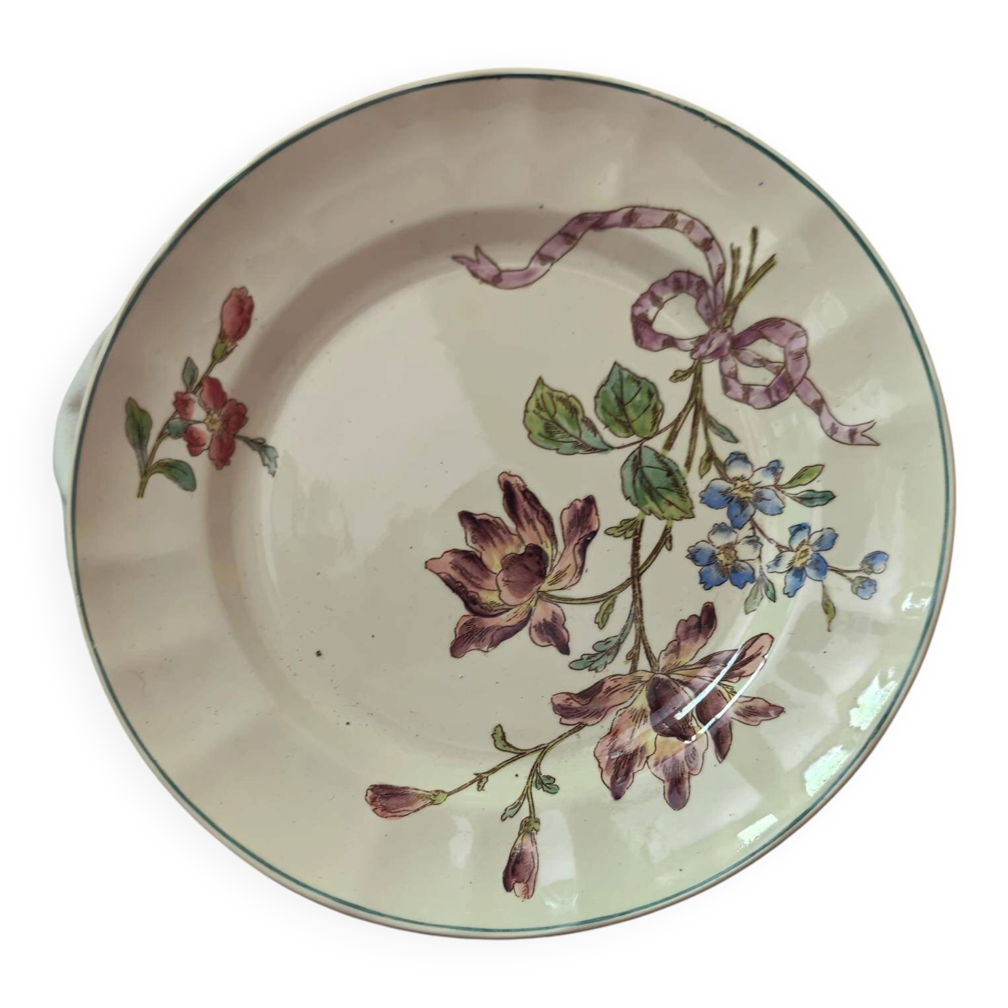 Vends lot assiettes "VILLA" - Longchamp, Terre de Fer - Époque Robert