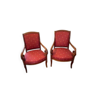 Paire de fauteuils d