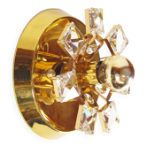 Brass and glass ‘jewel’ wall light by Palwa – Germany 1970’s
