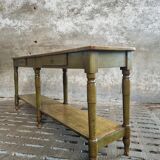 Antique counter side table wall table shop counter