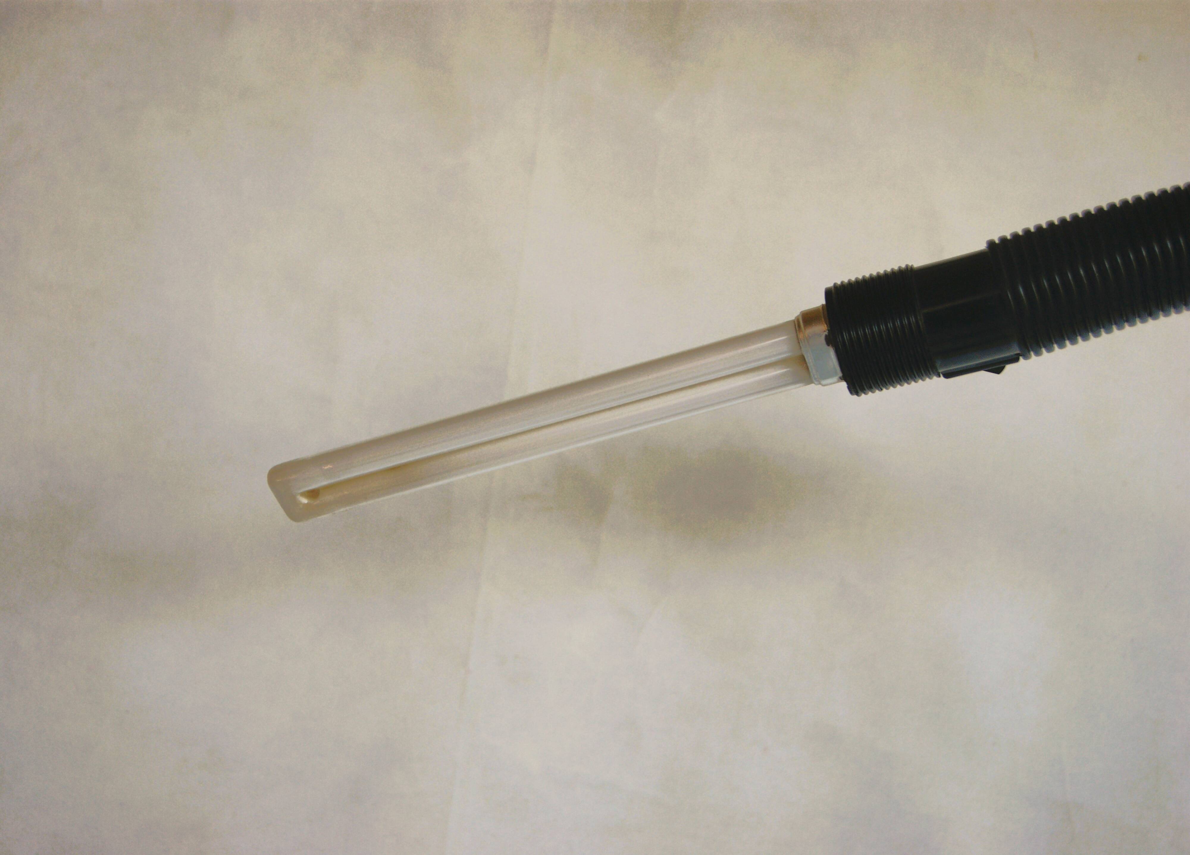 Rare black bendy tube floor lamp from LYFA Denmark - Star War era design late 1970s.