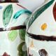 Italian Majolica Vases with Dragon Motif