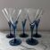 Service de 5 coupes tulipes 