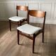 Pair of teak chairs by Erik Buck