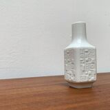 Brutalist porcelain vase from mid-century Wunsiedel Bavaria Porcelain, 1960s.