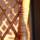 Trio of chairs in rattan Louis Sognot 50 60