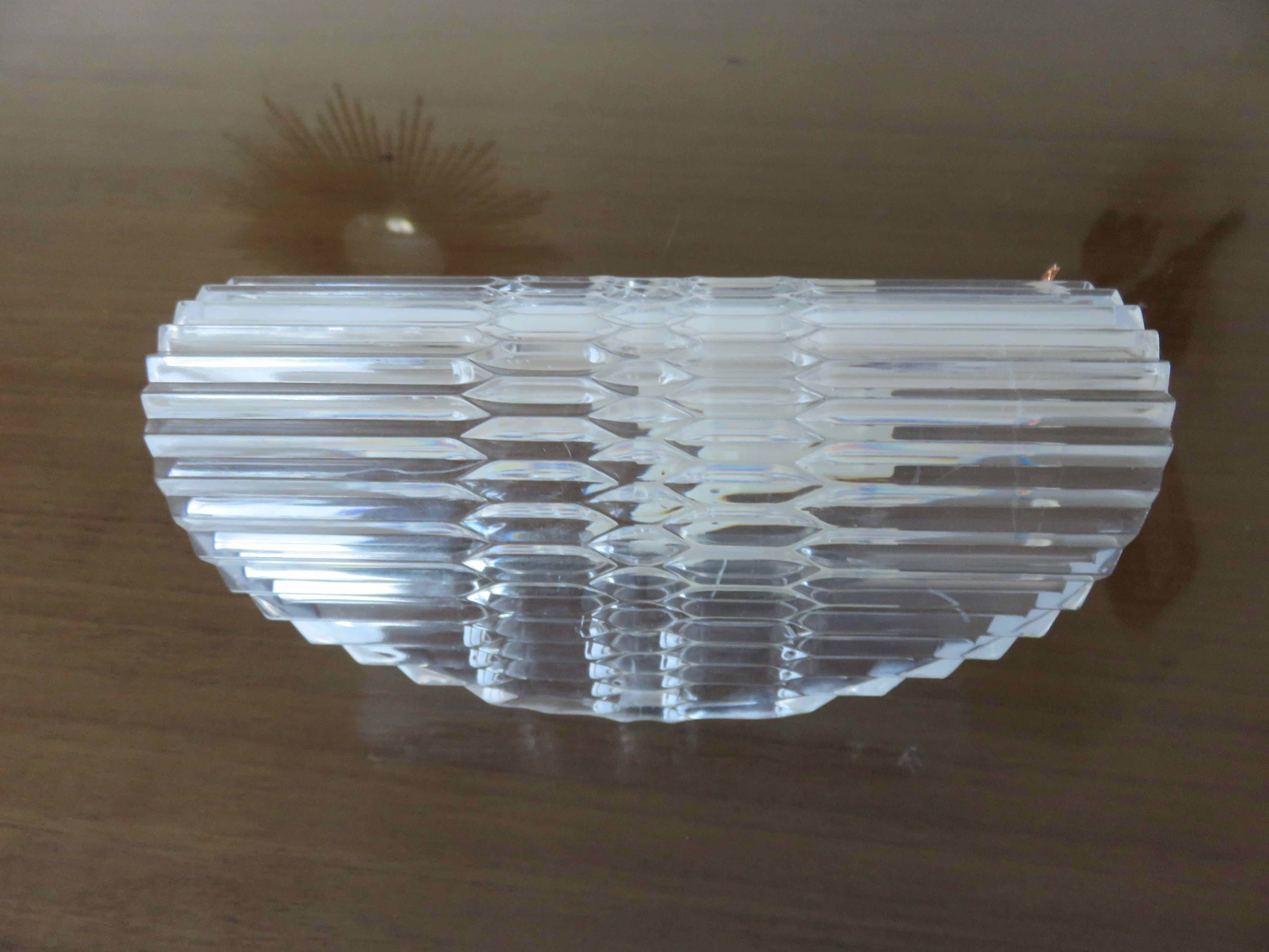Pair of transparent plexiglass sconces 1970