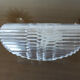 Pair of transparent plexiglass sconces 1970