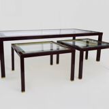 Set of coffee tables and 2 nesting tables in Pierre Vandel style, 1970s