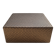 Pouf Dama Enzo Mari for Arte & Cuoio in woven leather