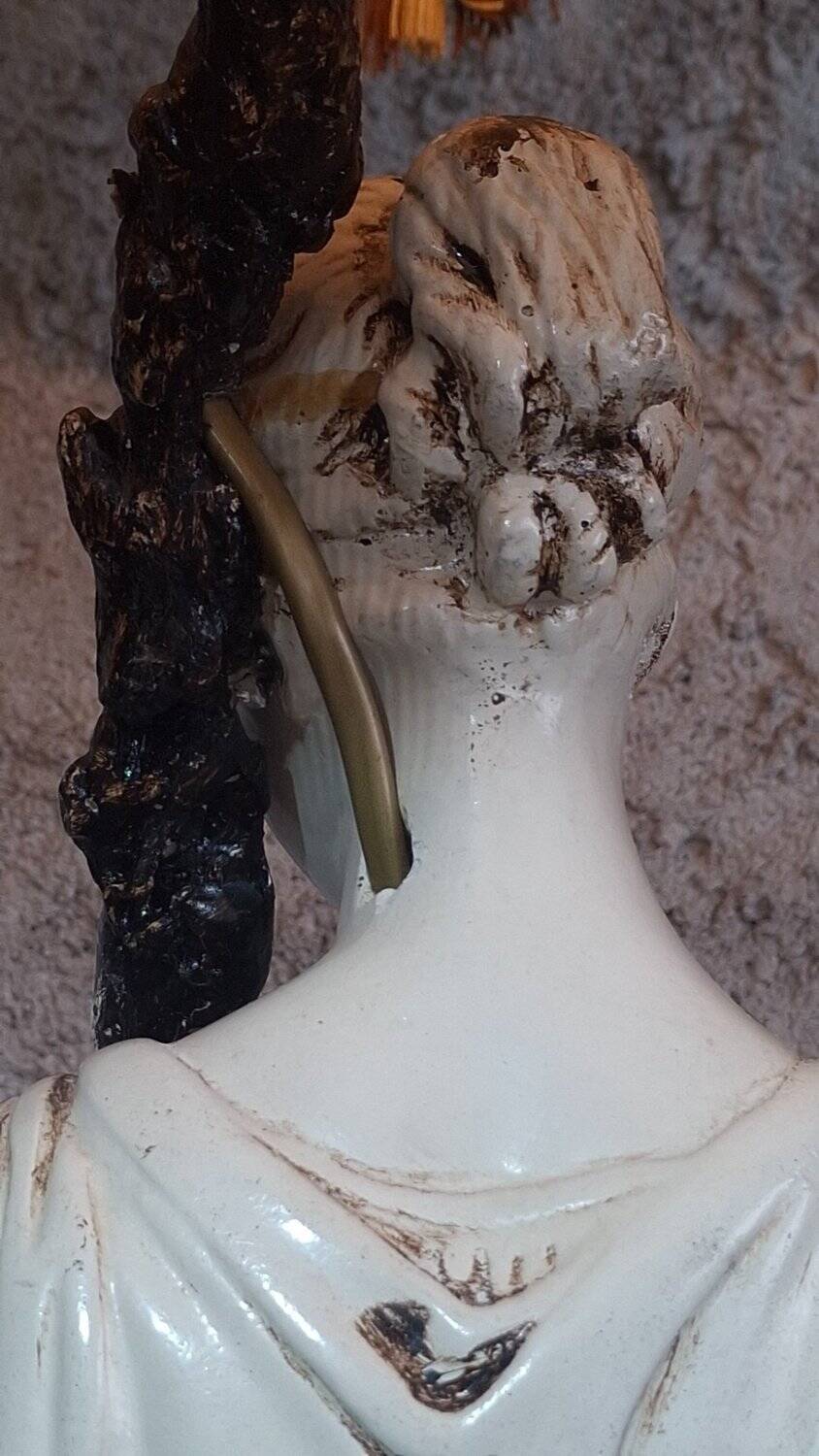 Large lamp 108 cm hebe greek goddess 1960s