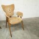 4 chairs and 2 Lounge armchairs by Roger Landault, ABC edition, 1950.