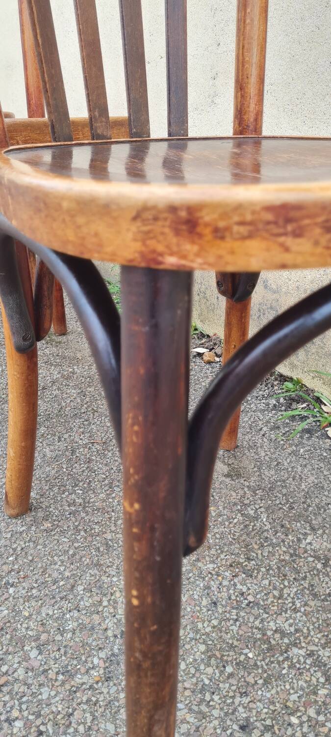 Set of 4 Baumann bistro chairs