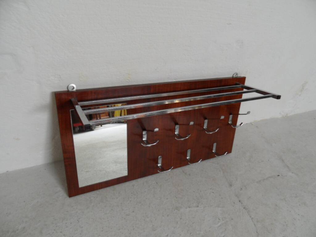 Porte-manteau suspendu vintage du milieu du siècle