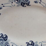 Oval dish Moulin des Loups service Villette en Terre de Fer