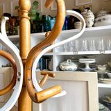 Parrot coat rack with 6 hooks in bent beech