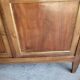 Display cabinet louis xvi style 2 doors in walnut