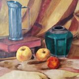 Still life with apples