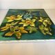 Tableau bouquet de fleurs huile sur toile signée