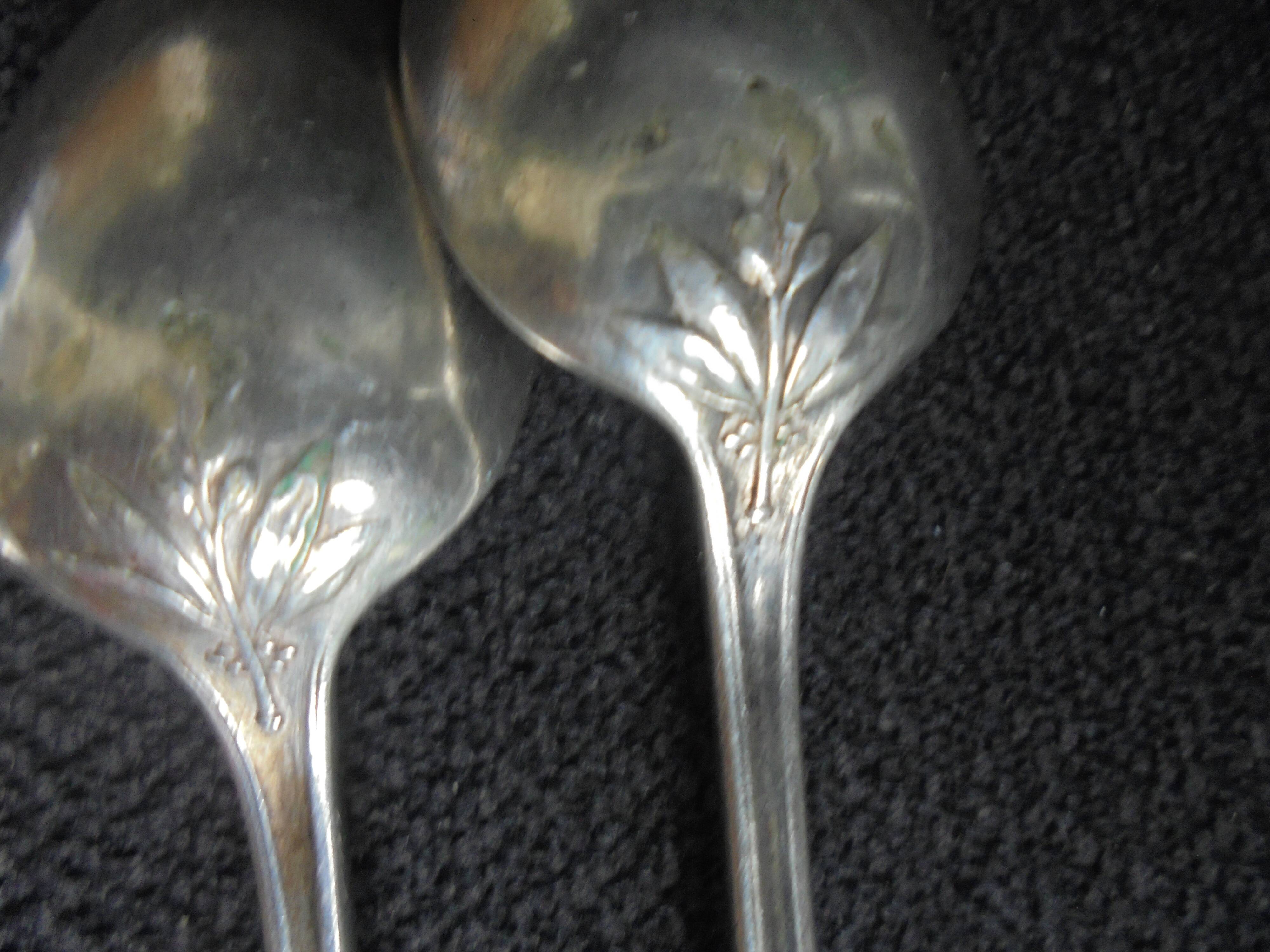 Coffee Spoon Christofle Canals laurel