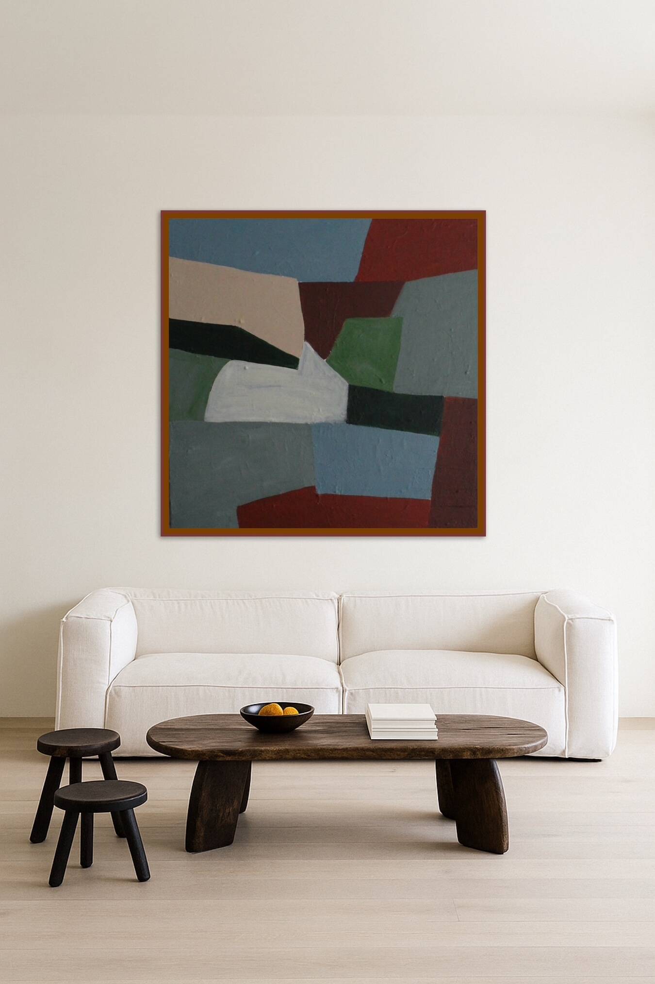 Canvas painting "Traces of Silence" by Bodasca