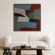 Canvas painting "Traces of Silence" by Bodasca