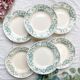 Set of 6 Antique Terre de Fer "Figuig" Soup Plates – Longchamp 19th Century