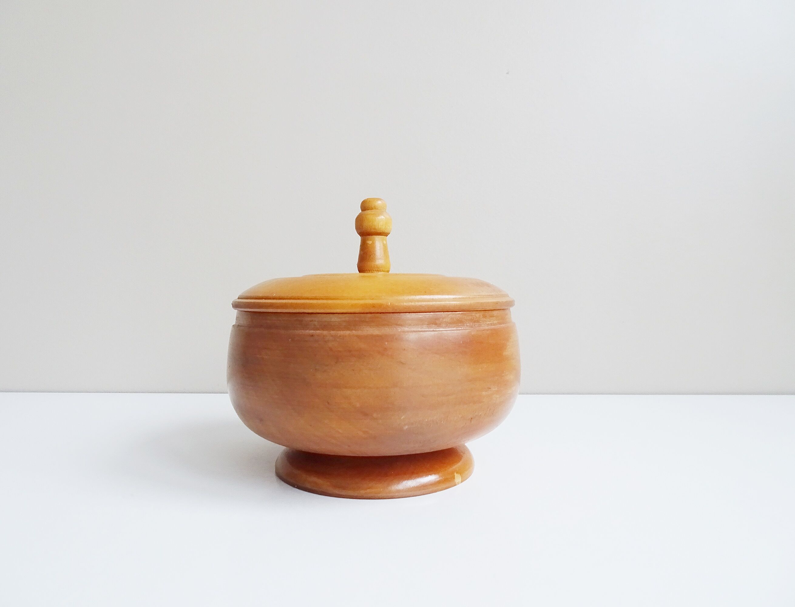 wooden box mid century